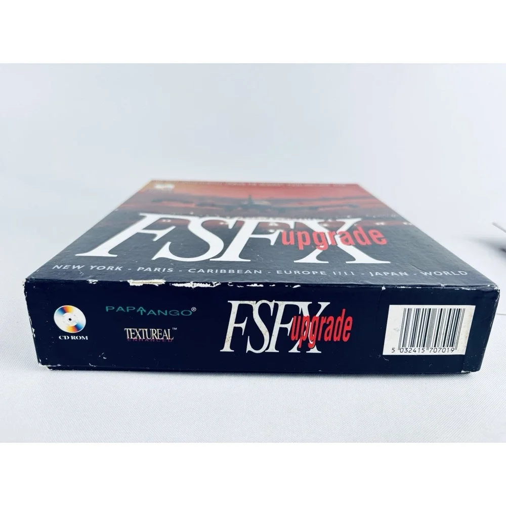 FSFX Upgrade for Microsoft Flight‎ Simulator Vintage 1996 CD Handbook Computer